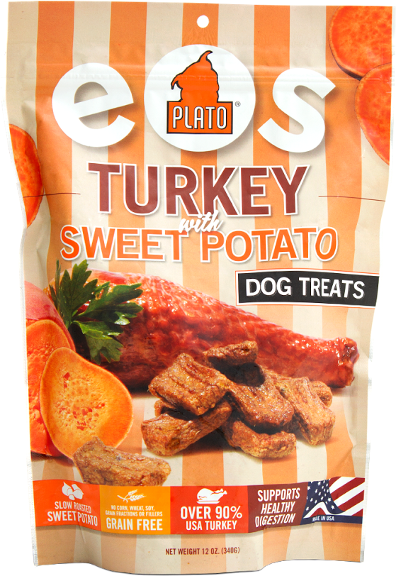 Plato Pet Treats Eos Turkey And Sweet Potato Dog Treats - Plato Pet Treats - Eos Dog Treats Turkey (649x831), Png Download