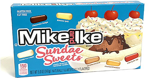 Mike And Ike Sundae Sweets (500x368), Png Download