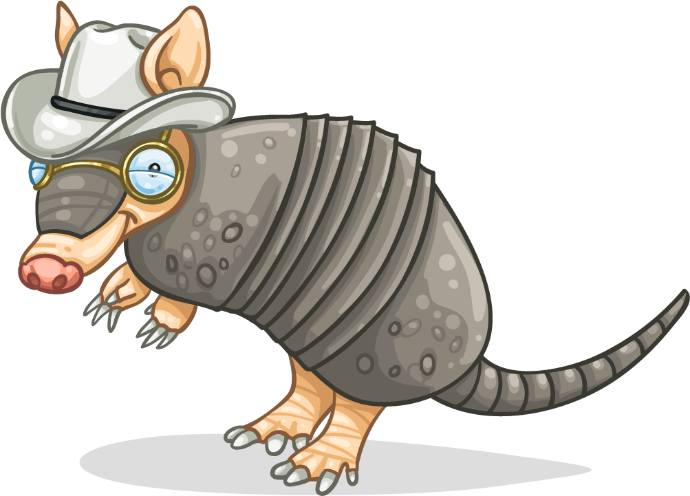 Armadillo Nine-banded Armadillo - Nine-banded Armadillo (1024x1024), Png Download