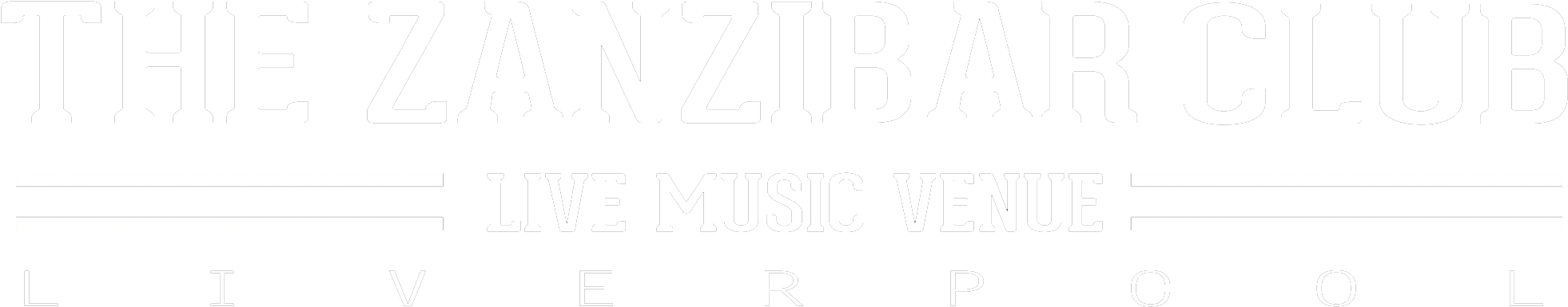 The Zanzibar Club - The Zanzibar (2478x580), Png Download