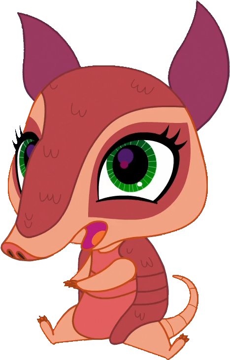 Lps Armadillo Vector By Emilynevla On Deviantart - Lps Armadillo (587x777), Png Download