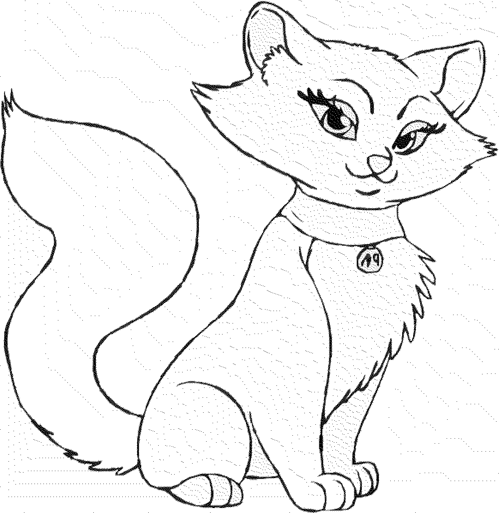 Free Printable Cat Coloring Pages - Cat Page Coloring Pages (1000x1029), Png Download