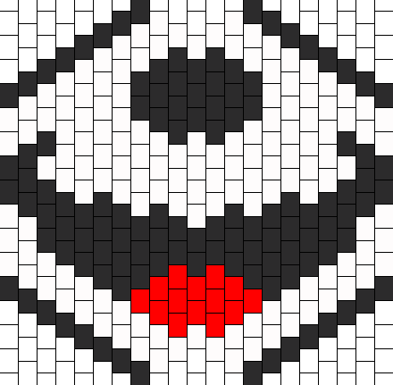 Felix The Cat Mask Bead Pattern - Kandi Mask Patterns (440x431), Png Download