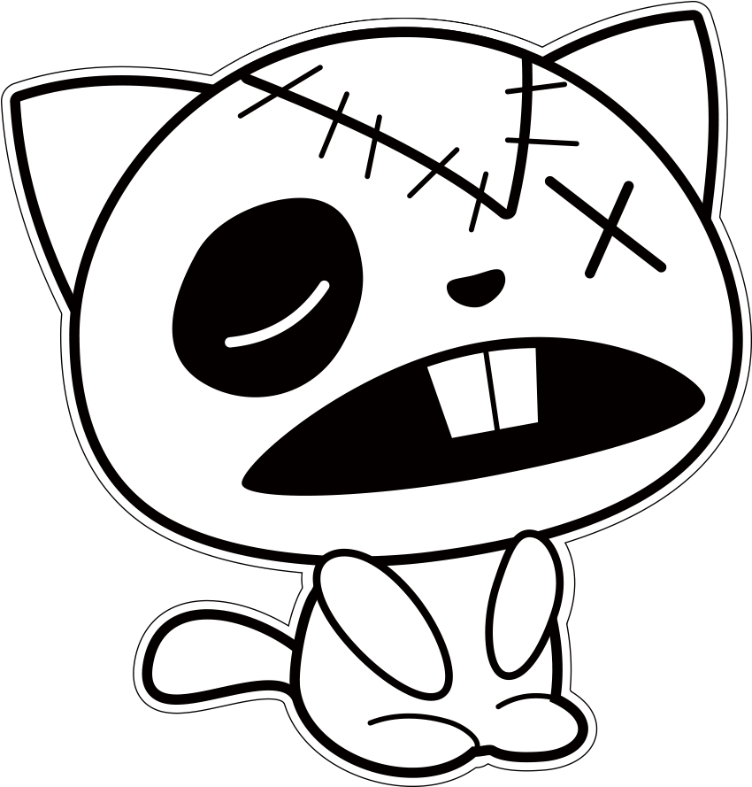 Png Black And White Stock Felix The Cat Cartoon Character - Vectores Personajes (1181x1181), Png Download