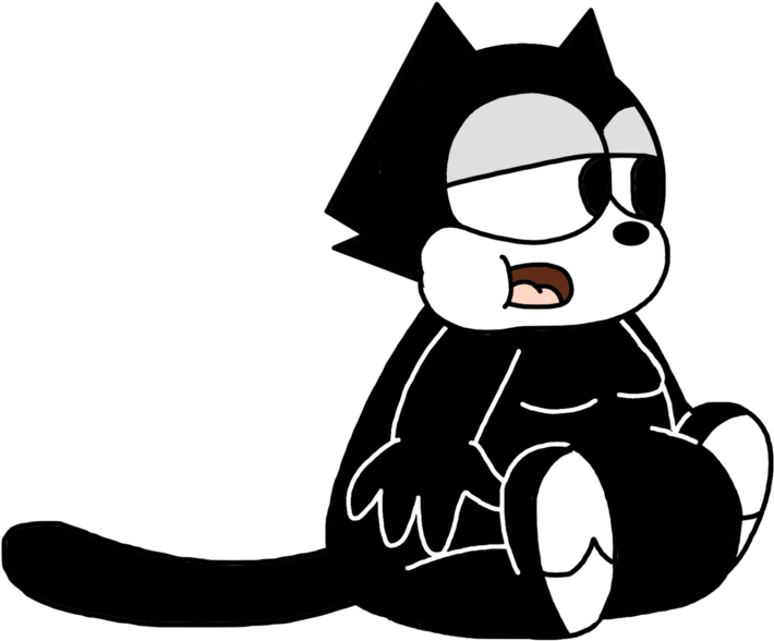 Very Obese Felix The Cat By Marcospower - Cartoon (894x894), Png Download