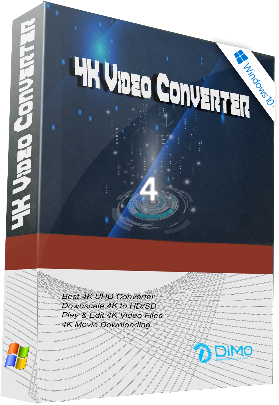 4k-win - Dimo 4k Video Converter 4.2 Win & Mac (1098x1509), Png Download