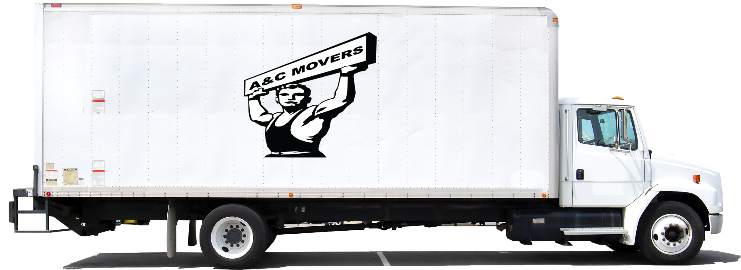 Blank Moving Truck With Logo - Moving Company (2424x1600), Png Download