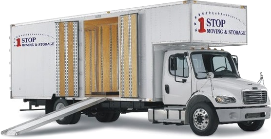 San Diego Moving Truck - Moving Trucks (556x286), Png Download