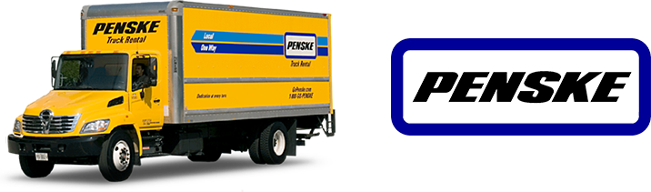 Online Truck Rental - Penske Truck Rental (716x211), Png Download