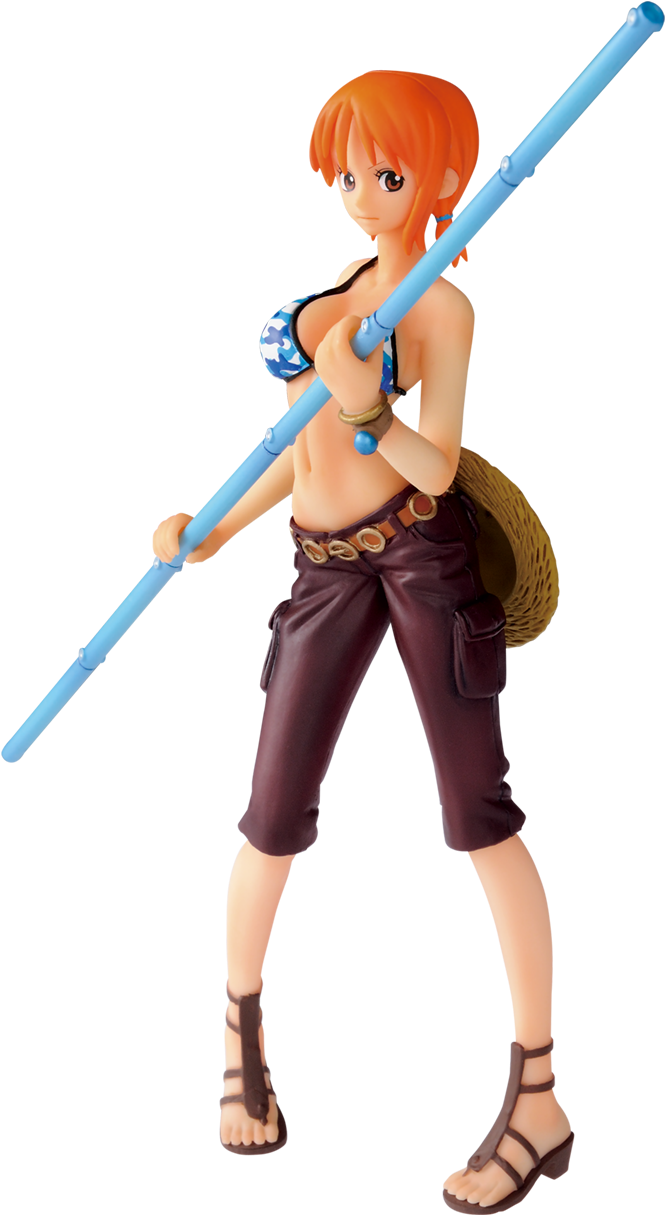 Nami - One Piece Scultures Nami (1000x1250), Png Download