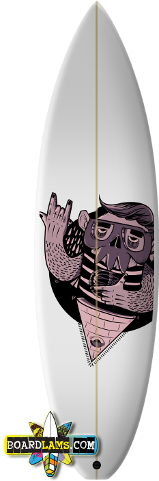 Dexter - Longboard (305x727), Png Download