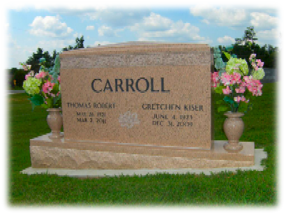 Grave Markers & Monuments In Winston-salem, Nc - Shared Grave Marker (410x308), Png Download