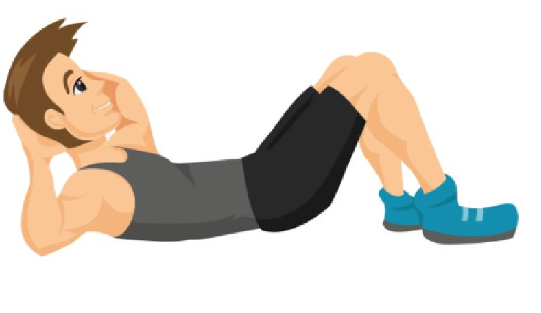Abs Workouts Section - Crunch (1754x1240), Png Download
