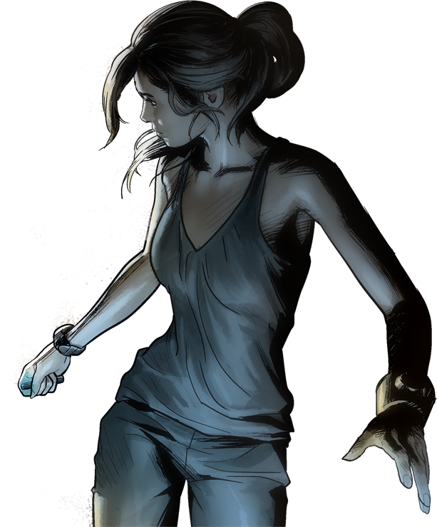 Storytelling By Peugeot - Graphic Novel Style Drawing (613x740), Png Download