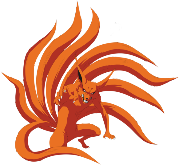 Naruto Nine Tails Png - Nine Tailed Fox Png - Free Transparent PNG ...