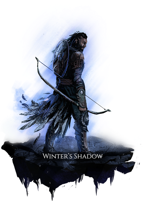 Winter's Shadow (500x721), Png Download
