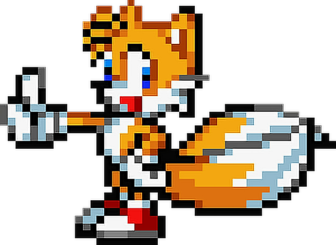 Report Abuse - Tails Sprite (690x504), Png Download