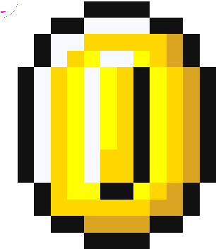 Mario Coin Png Graphic Library Download - Super Mario World Coin (375x375), Png Download