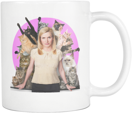 Angela From The Office Mug - Dunder Mifflin The Office Funny Coffee Mug By Donbicentenario (480x480), Png Download