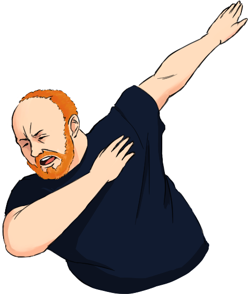Pat, The Painful - Super Best Friends Pat Dab (603x682), Png Download