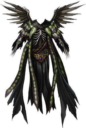Chest Wraith Illusion F - Demon (302x451), Png Download