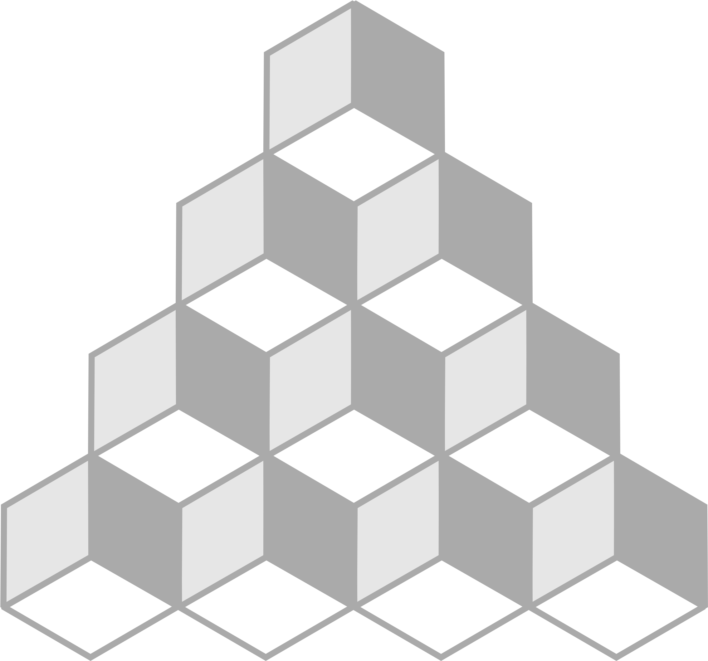 This Free Icons Png Design Of Necker Cube Illusion (2400x2250), Png Download