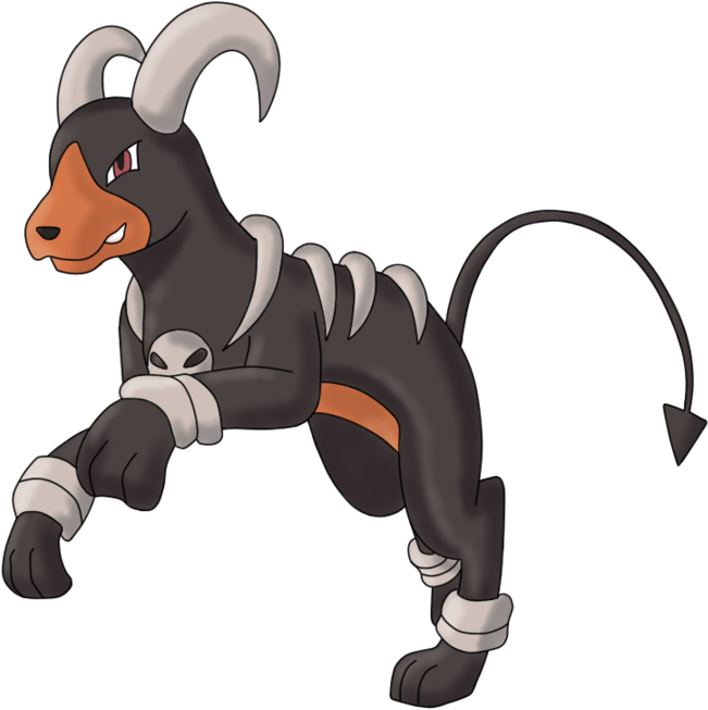 Houndoom By Dubelle-d4vj5mr - Pokemons Houndoom (900x720), Png Download