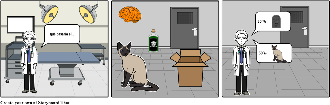 El Gato De Schrodinger - Schrödinger's Cat (1164x385), Png Download