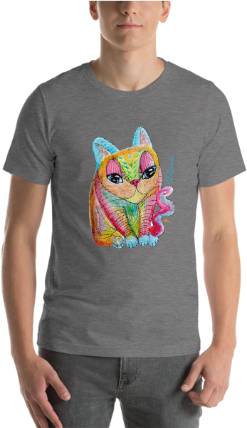 Short Sleeve Unisex T Shirt - T-shirt (600x600), Png Download