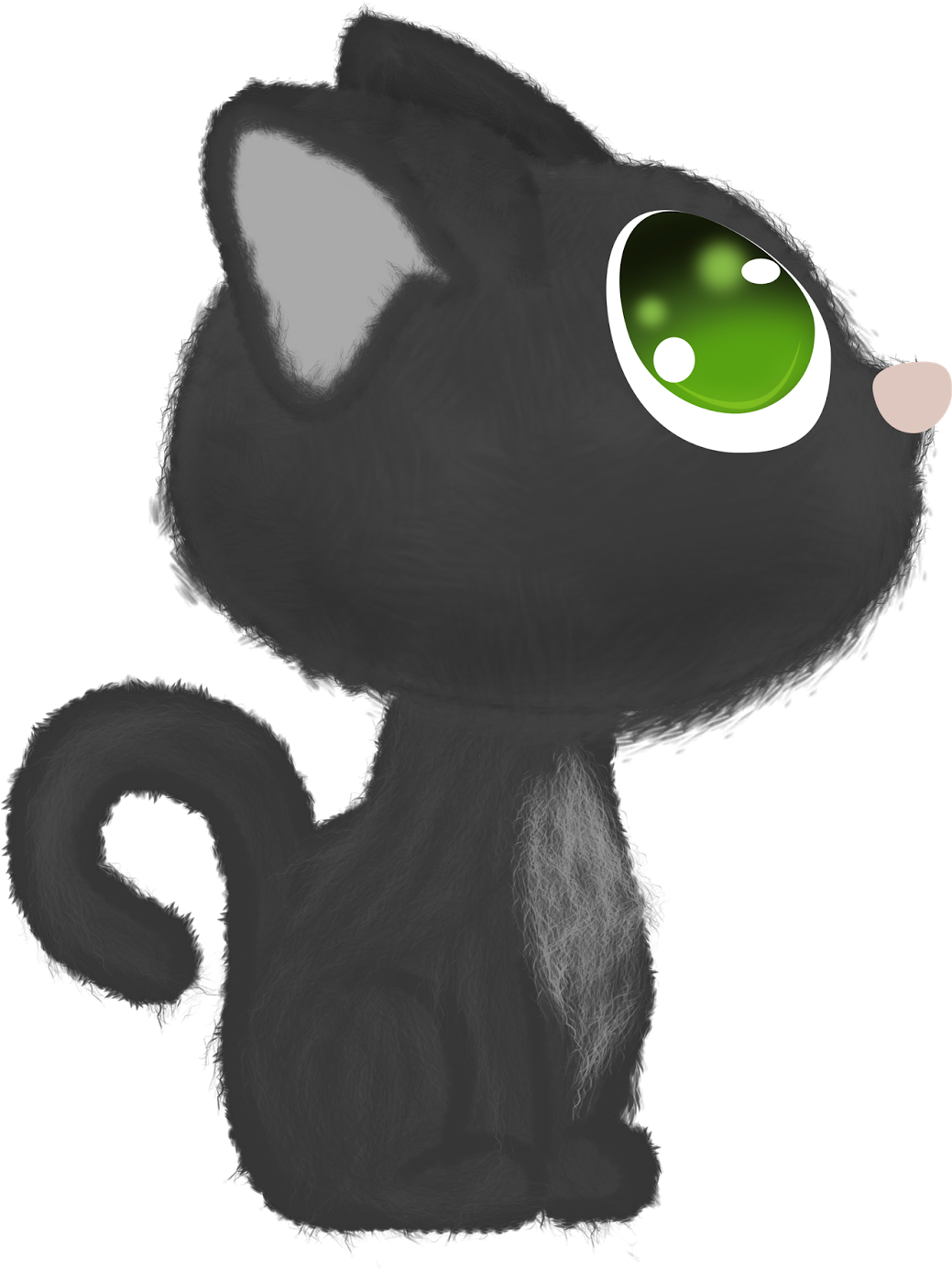 Gato Formato - Cat (1237x1600), Png Download