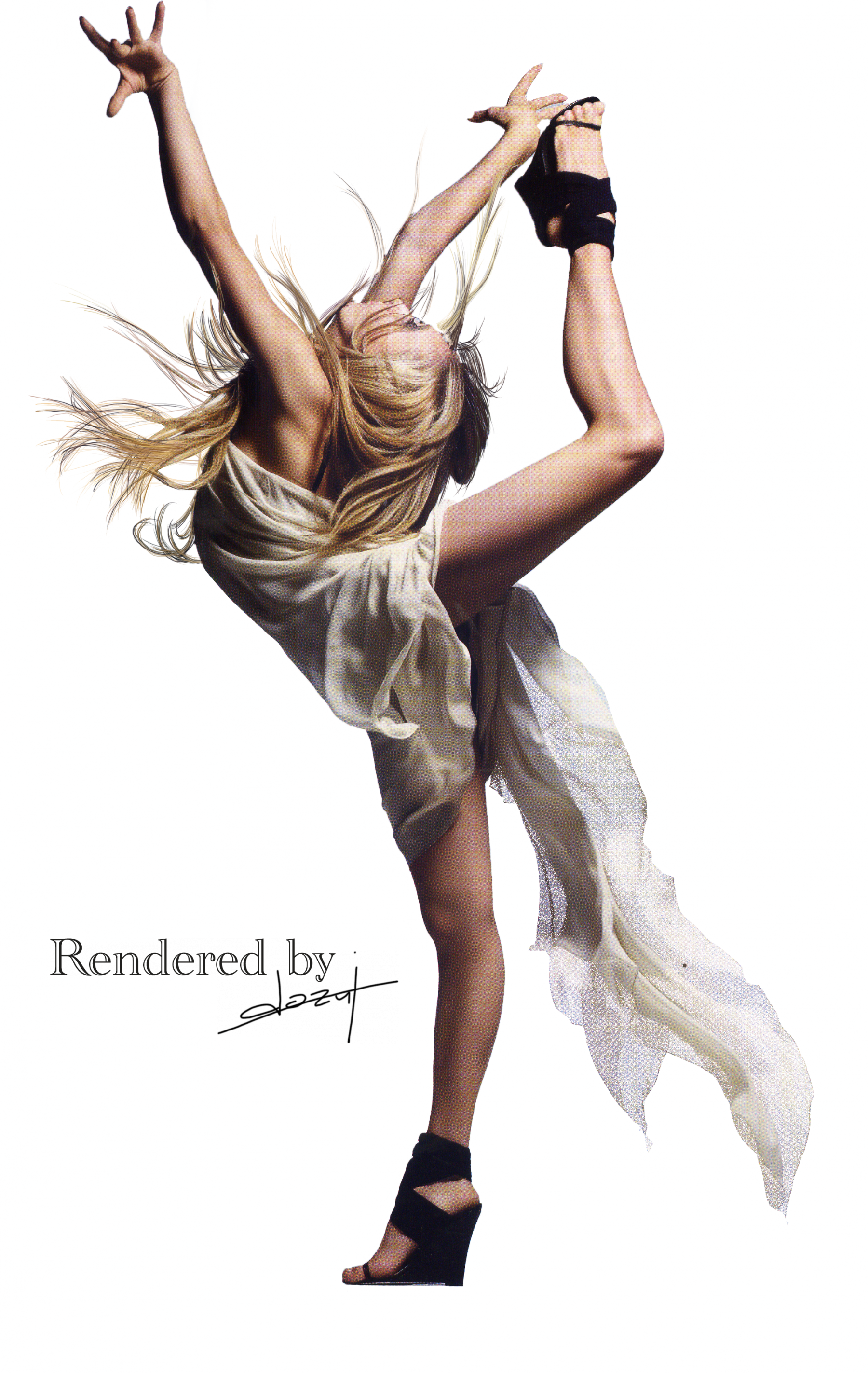 3924 Render Citizen K Model - Nastia Liukin Max Azria (1800x2846), Png Download