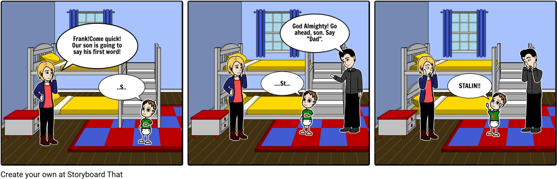 My Child Is A Communist - Cartoon (1164x385), Png Download