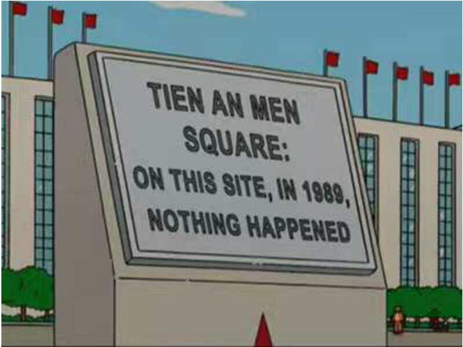 The Chinese Communist Party's Refusal To Reconcile - 1989 Nothing Happened (820x500), Png Download