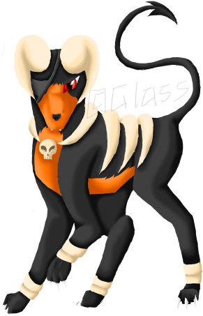 Rosko The Houndoom - Houndoom (500x500), Png Download