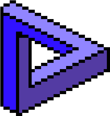 Optical Illusion - Pixel Art Optical Illusions (470x470), Png Download