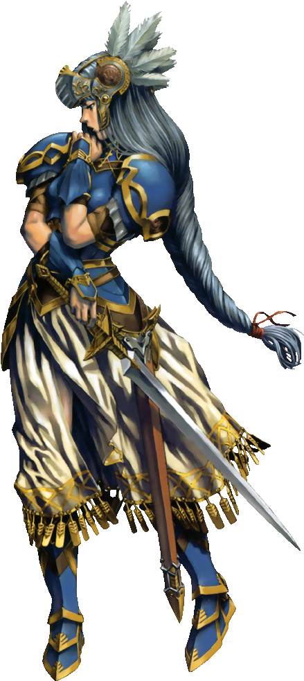 Lenneth Valkyrie - Lenneth From Valkyrie Profile (500x1000), Png Download