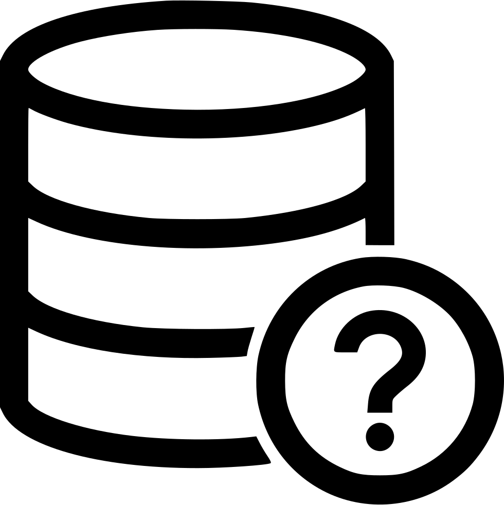 Png File - Database Question Mark (980x982), Png Download