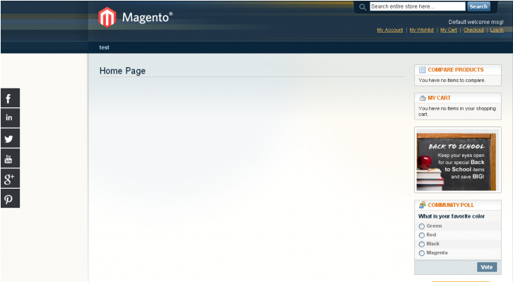 Magento Extension Social Media Buttons By Heliossolutions - Utility Software (725x680), Png Download