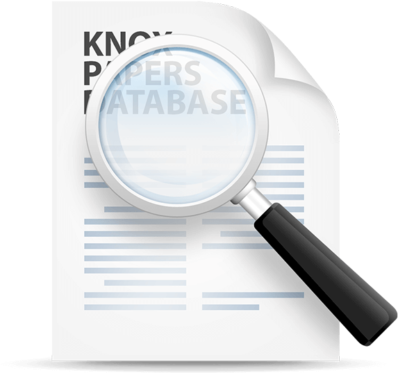 Knox Papers Database Icon - Search Documents (600x601), Png Download