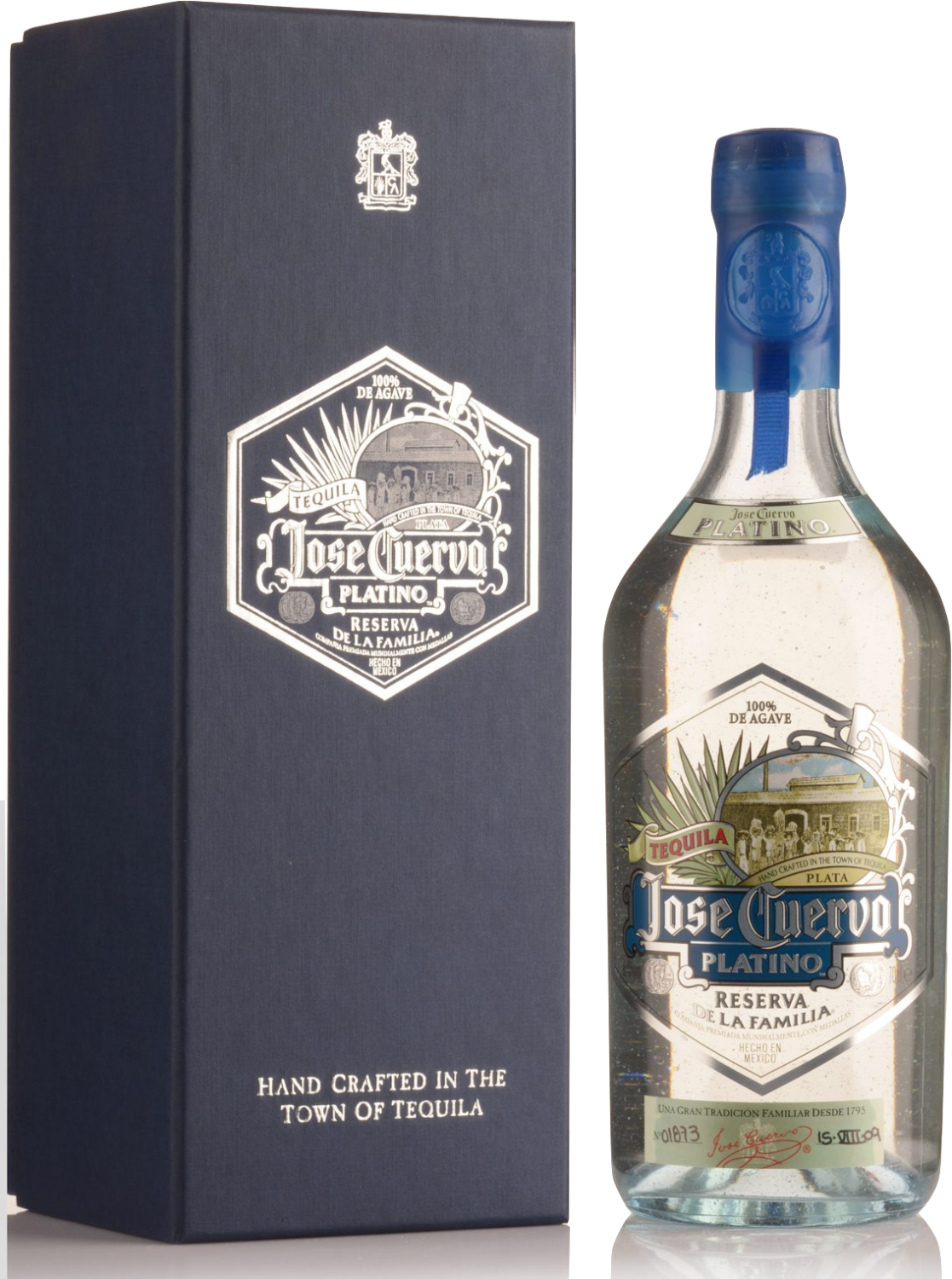 Jose Cuervo Tequila Platino Reserva De La Familia - Tequila Reserva De La Familia Platino (1117x1500), Png Download