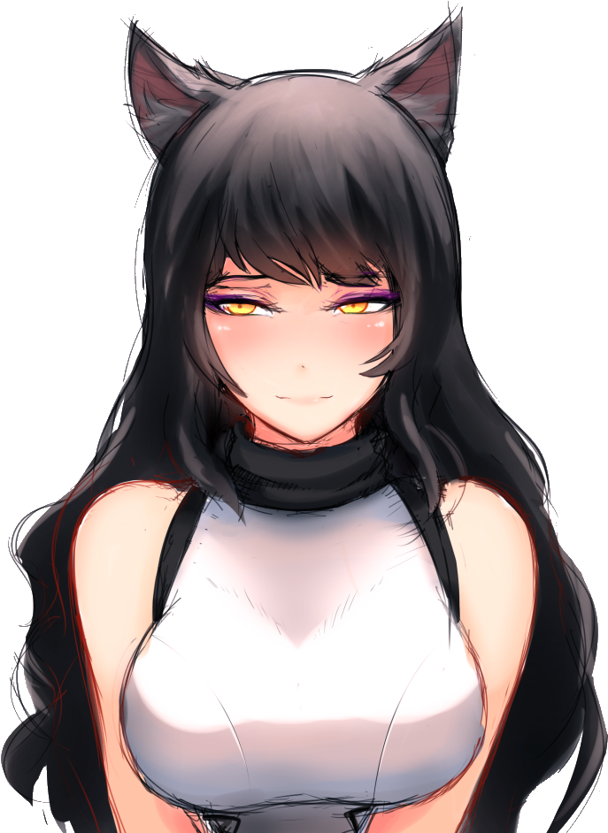 Bruh - - Rwby Blake Belladonna Cute (780x950), Png Download