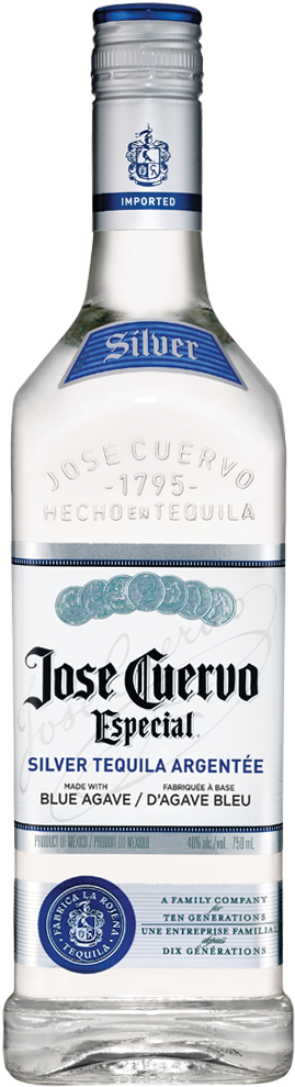 Jose Cuervo Especial Silver Tequila - Tequila Silver Jose Cuervo 750 (288x1017), Png Download