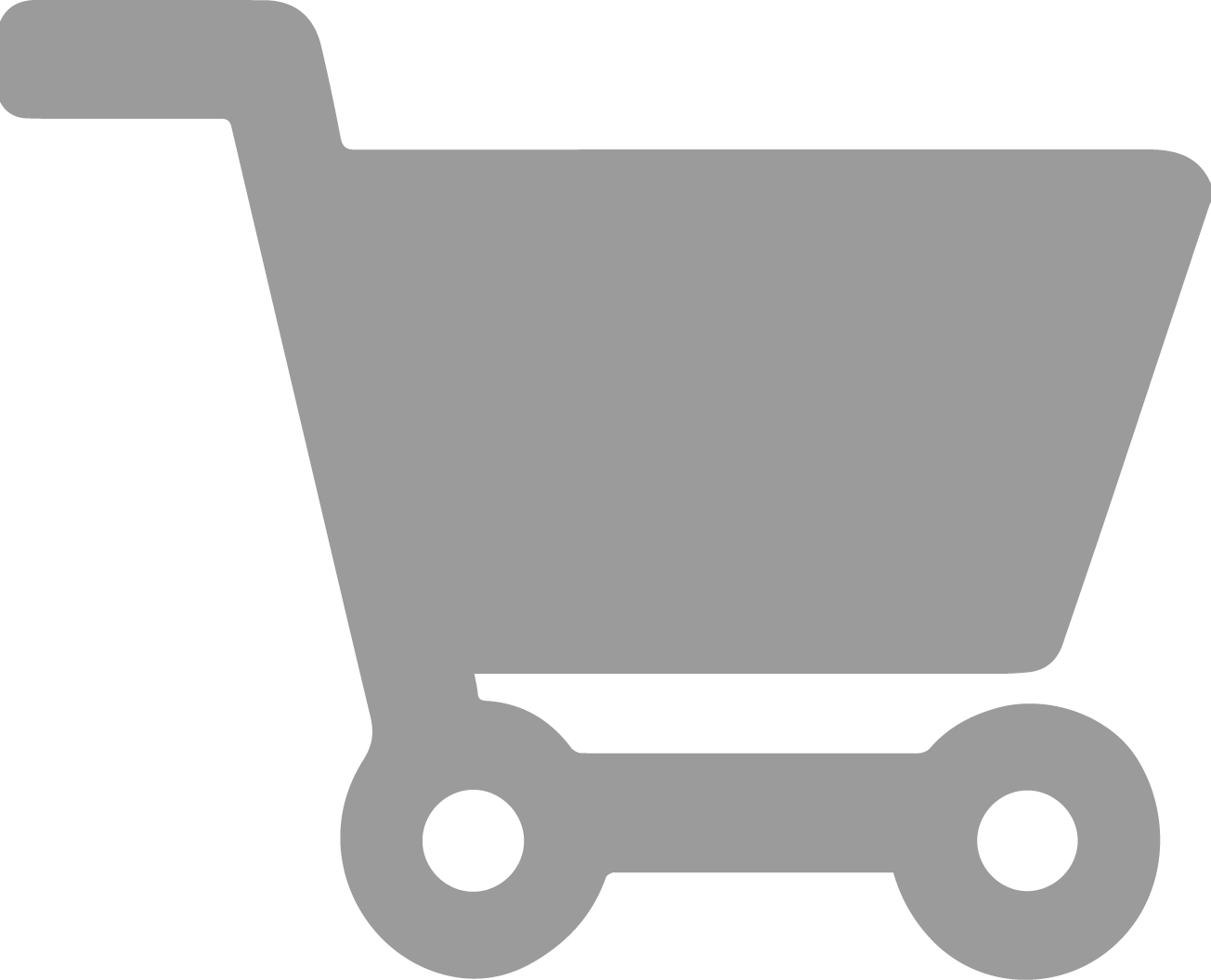 Cart Icon Png Gray (1304x1056), Png Download