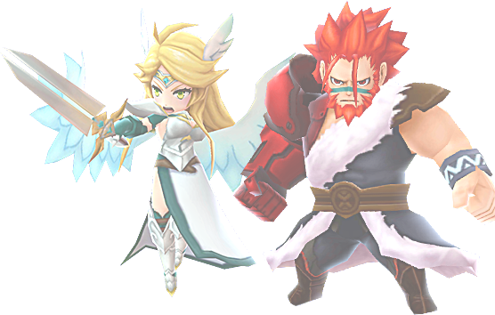 Strategic Party Creation & Quick Battles - Valkyrie Connect Characters (556x354), Png Download