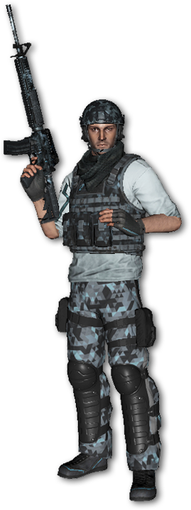 Invitational 2016 H1z1 Battle Royale Auto Royale - H1z1 Desert Warfare Outfit (269x719), Png Download