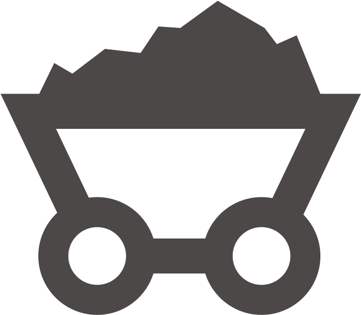 Mining Cart Icon - Mining (800x800), Png Download
