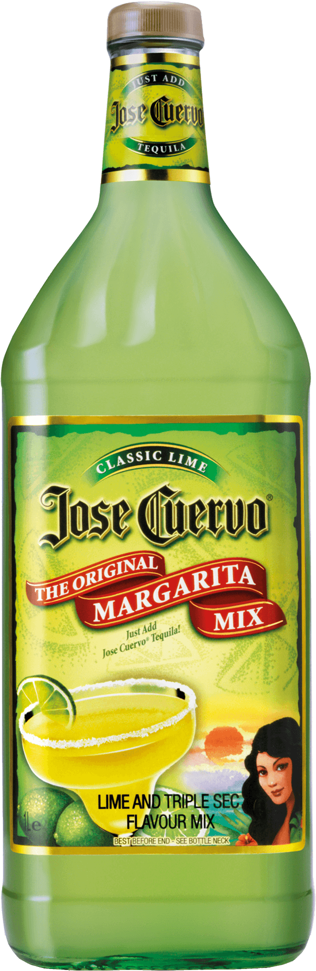Jose Cuervo Margarita Mix 1l Jose Cuervo Margarita, - Jose Cuervo Margarita Mix Como Preparar (1600x2000), Png Download