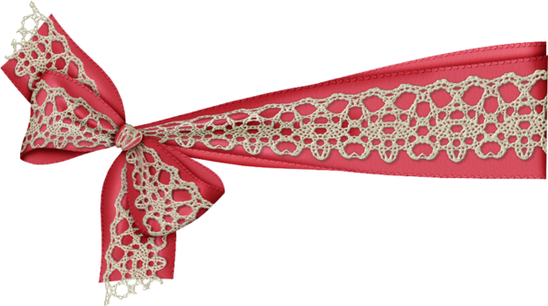 Ruban Rouge Png, Dentelle - Ribbon (600x335), Png Download
