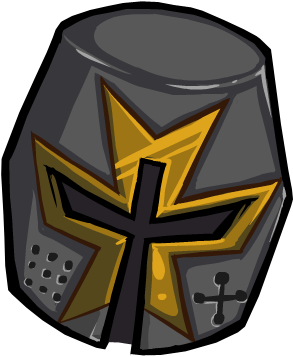 Crusader Helm - Wiki (332x374), Png Download