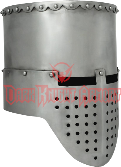 Crusader Flat Top Helmet (600x600), Png Download